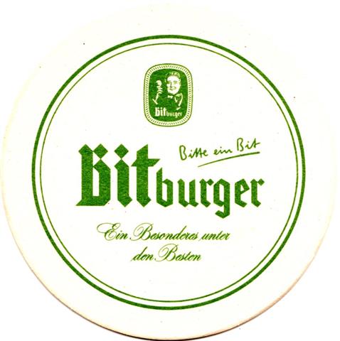 bitburg bit-rp bitburger ein beson 1-8a (rund215-o logo-doppelrahmen-grün) 